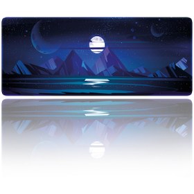 Resim Helixsun Mouse Pad Büyük Boy Gaming Oyuncu XXl 90x40 CM Moonlight 