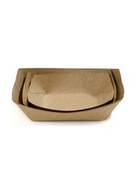 Resim Kayık Kağıt Kase Kraft 1 Lb 50 Adet 