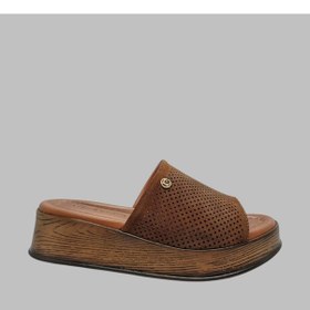 Resim Pierre Cardin Pc-7360 Kadın Deri Terlik Vizon Süet Vizon 