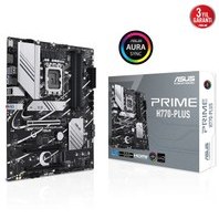 Resim ASUS PRIME H770-PLUS, 4xDDR5, 3x M.2, HDMI, DP, Type-C, 12-13.Nesil, LGA1700 Soket, Anakart 