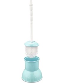 Resim Omnisoft Flr F042 Plastik Lüks Klozet Wc Fırçası Turkuaz 