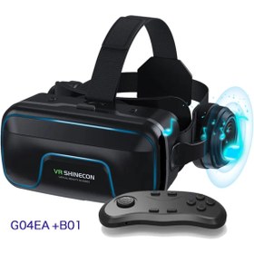 Resim VR Shinecon G04ea Sanal Gerçeklik Gözlüğü Sc-b01 Kablosuz Bluetooth Kumandalı 