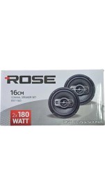 Resim Rose RST-160 16CM Tweeterlı Coaxıal 2X180WATT Yuvarlak Takım Hoparlör Speaker (2 Li Takım)Ial Takım Hoparlör 