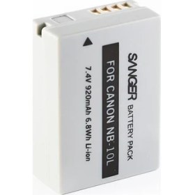 Resim Sanger NB-10L Canon Fotoğraf Makinesi Batarya 