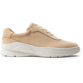 Resim Deery Hakiki Süet Bej Sneaker Erkek Ayakkabı 