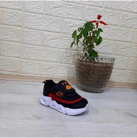 Resim M.p. One 3229 Siyah Cırtlı Işıklı Erkek Çocuk Bebe Spor 001 