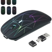 Resim Cbtx E39 2.4G RGB Kablosuz Oyun Faresi 1600 DPI 