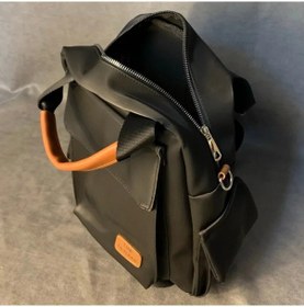 Resim Uretti - Hüseyin 1361 - Tote Bag Sırt Ve Kol Çantası - 25 X 30 Cm Siyah 