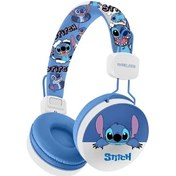 Resim Disney Dikişli Kulaklıklar Bluetooth Kablosuz Kulaklıklar Hifi Stereo Kulaklıklar Stitch 