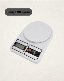 Resim Lvsqvr Hassas Ölçüm İçin Dijital Mutfak Tartısı 10 Kg Kapasiteli Çok Renkli 