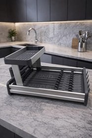 Resim Modern ve Şık Tasarımlı 2 Katlı Bulaşıklık – Mutfağınızda Düzen ve Estetik 