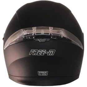 Resim Motoanl Motosiklet Güneş Vizörü Çene Açılır Kask Mat Siyah 