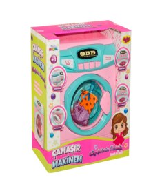 Resim Toys 2608 Sesli Işıklı Ve Pilli Büyük Çamaşır Makinası 