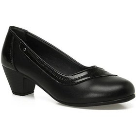 Resim Polaris 165050.z5pr Kadın Topuklu Ayakkabı Siyah Siyah 