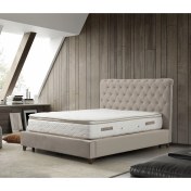 Resim Minar Deluxe Baza+Başlık+Yatak Bej 160X200 