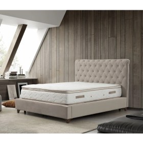 Resim Minar Deluxe Baza+Başlık+Yatak Bej 160X200 