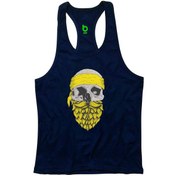 Resim Bluu Arphax Fitness Gym Tank Top Sporcu Atleti Lacivert 