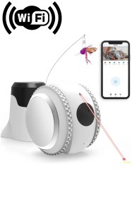 Resim Bebek Bakıcı Hayvan Pet İzleme Sesli İletişimli Kendini Sarj Eden Akıllı Robot Güvenlik Kamerası 