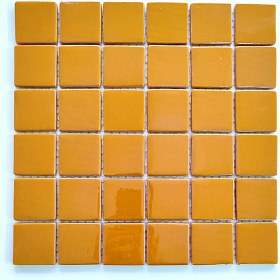 Resim MozaiKristaL Mutfak Tezgah Arası, Banyo, Sauna, Spa, ve Yaşam Alanlarının Tüm Yüzeyleri Için. Sarı 31.5X31.5 Cm. Fileli Cam Mozaik. ( 10 File Karo = 1 M2 Fiyatıdır ) 