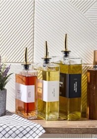 Resim STOREMAX Damlatmaz Yağdanlık – Zeytinyağı Şişesi, Sıvı Yağlık, Cam Yağ Şişesi, Kitap Yağ Kabı, Mutfak İçin Ku 