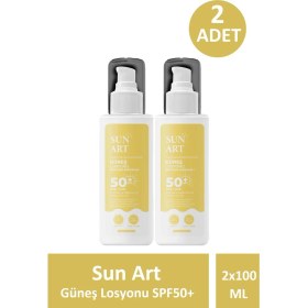 Resim Seddar Collection Sunart Güneş Losyonu SPF50+ 100 ml 2 Adet 