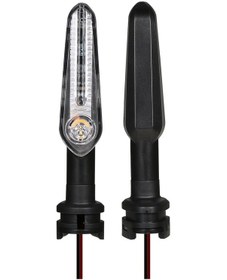 Resim Vkemall Araba Farları Led Dönüş Sinyal Lambası Motosiklet Aksesuarları Gösterge Yönlü Flaşör Lambası 1 Siyah 