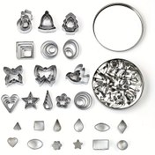 Resim Mini Kil Stoneware Kesme Makinesi Şekil Seti, Çiçek, Kalp, Yıldız, Kil Geometrik Şekiller, Kil Aracı, Takı Yapımı Araçları 
