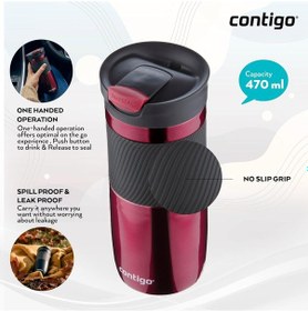 Resim Contıgo Byron Snapseal Termos Bardak 470ml Pembe Çok Renkli 
