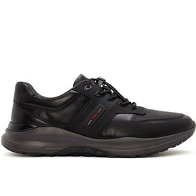 Resim Derimod Erkek Siyah Bağcıklı Deri Sneaker 24WFD693214 