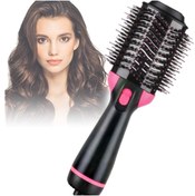 Resim Nanopro 1200w Turbo Saç Şekillendirici Ve Saç Düzleştirici Fön Tarağı Fön Makinası Xseries 