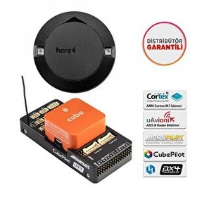 Resim CubePilot Pixhawk The Cube Orange Standard Set Otopilot (ADS-B Carrier Board)+HERE4 Multiband RTK GPS/GNSS 