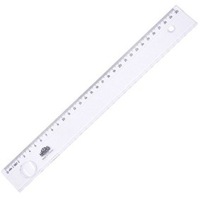 Resim Hatas Standart Cetvel Plastik Mercekli Geniş 30 Cm Şeffaf 