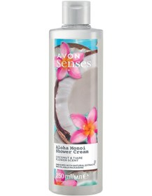 Resim Avon Senses Aloha Monoi Tiare Çiçeği ve Hindistan Cevizi Kokulu Krem Duş Jeli 250 ML 