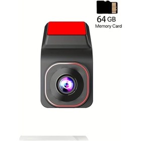 Resim Sunshine011 Ön Arka Çift Kayıtlı 64gb Hafıza Kartlı Mini Gizli Ekranlı Araç Kamerası 