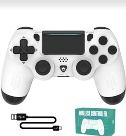 Resim GLRTech PS 4 Bluetooth Doubleshock 4 Wireless Controller PC Bilgisayar Uyumlu Oyun Kolu 