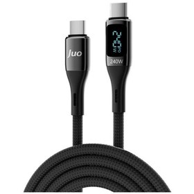 Resim 240w Dijital Ekranlı E- Çipli Pd 3.1 Usb Type-c Type-c Şarj Data Kablosu 1 M Sku: Smg8690010060372 