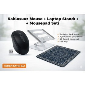 Resim Zte Redmagic Astra 9.06'' Kablosuz Mouse Ayarlanabilir Stand Mousepad Set 
