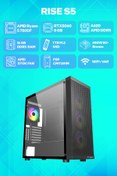 Resim Game Garaj Rise S5 AMD Ryzen 5 7500F 16GB RAM 1TB SSD RTX5060 FreeDOS Tavsiye Sistem 