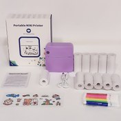 Resim Pocket Mini Yazıcı, 2 veya 11 Rulo Baskı Kağıdı ile Taşınabilir Termal Yazıcı, Fotoğraflar, Resimler, Notlar, Makbuzlar, Listeler, Memo'lar için iOS ve Android Mürekkepsiz Yazıcı ile Uyumlu 