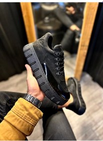 Resim Shoecide Yüksek Taban Günlük Ayakkabı 600 Siyah Siyah Taban Siyah (Siyah Taban) Siyah 