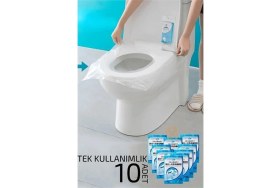 Resim Marsilyan Klozet Kapağı Kılıfı Hijyenik Seyahat Tek Kullanımlık Klozet Wc Örtüsü 10 Adet 720808 
