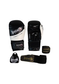 Resim Dragondo 33044-p Jr Çocuk Boks Eldiveni Seti Eldiven+bandaj+dişlik Siyah 