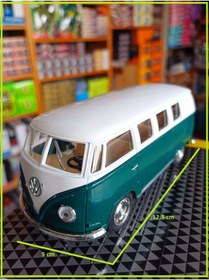 Resim OYUNCAKSAHİLİ Volkswagen Çekbırak 1962 Model Lisans Minibüs Vosvos Bus Klasik Koleksiyon Microbüs Yeşil 