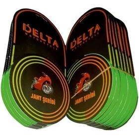 Resim Florasan Yeşil 7cm X 7 M Lüks Jant Şeridi 