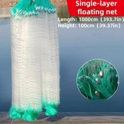 Resim 1 adet 393.7 inç (10m) Beyaz Naylon Balık Ağı - Dayanıklı PA Malzeme, Verimli Balıkçılık İçin İnce Örgü, Karıç ve Sazan İçin Uygun 