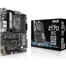 Resim Asus Z170-WS Intel Z170 3733 MHz (OC) DDR4 Soket 1151 ATX Anakart 