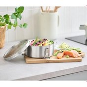 Resim Sefertası, Paslanmaz Çelik, Yuvarlak Tchibo