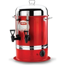 Resim Çakır Çelik 500+ L Elektrikli Çay Semaveri 120 Bardak Metal 3+ L Semaver Çelik ı 