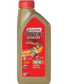Resim Castrol Power1 Scooter 10w-40 4t Motosiklet Yağı 1lt 