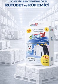 Resim nemtut Rutubet Giderici Nem Toplayıcı Koku Küf Ve Korozyon Önleyici 2 Kutu 4 Paket 2 Kg 